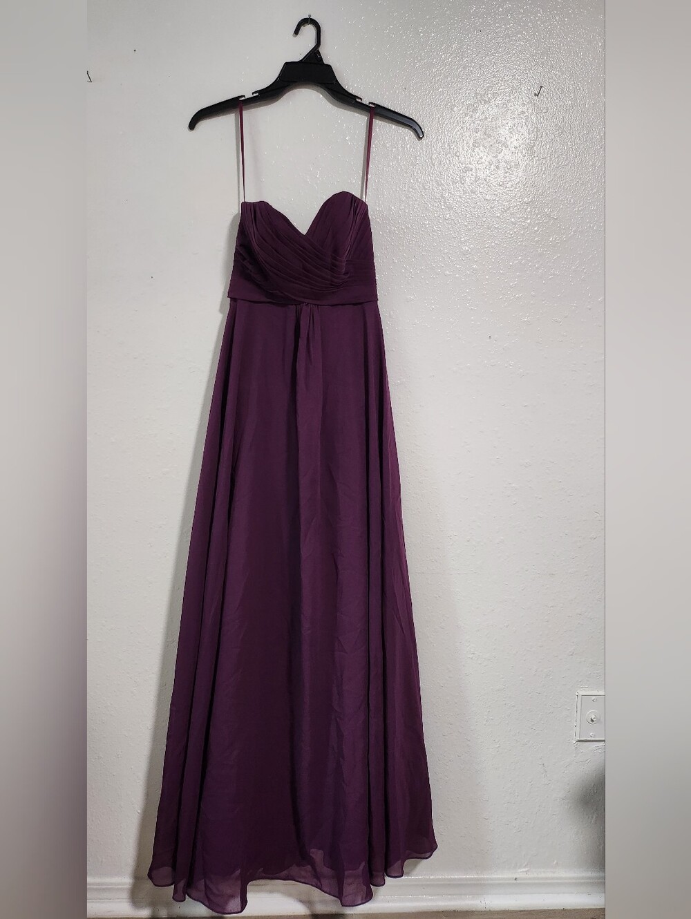 Allure Bridals Strapless Plum Purple Evening Gown